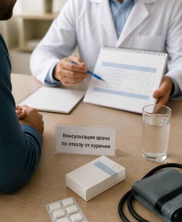 Консультация врача по отказу от курения для взрослых в Азове
